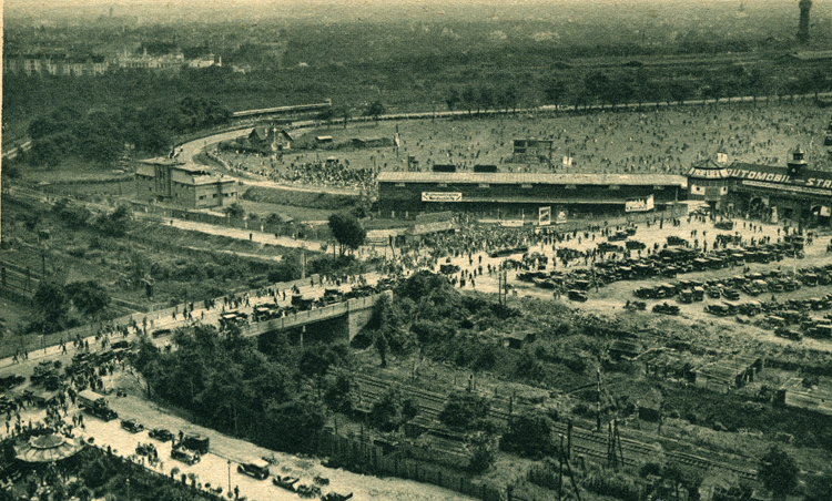 A115 AVUS Nordkurve Lsw A115 Berlin älteste Autobahn der Welt 1926