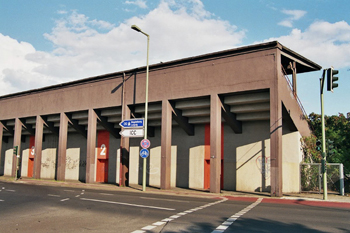 A115 AVUS älteste Autobahn Berlin Grunewald Haupttribüne 22