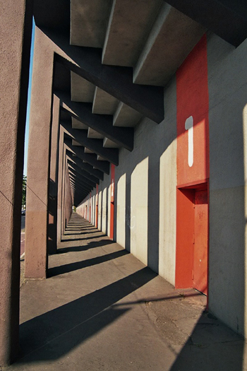 A115 AVUS älteste Autobahn Berlin Grunewald Haupttribüne 24