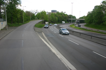 A115 Autobahn Berlin AVUS Zubringer Autobahndreieck Funkturm 37