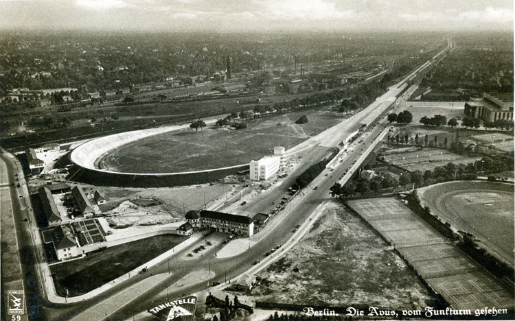 A115 Avus Nordkurve  Autobahn Rennbahn 74