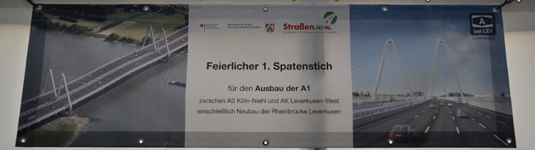 A1 Autobahn Rheinbrücke Leverkusen Neubau Köln-Merkenich 22