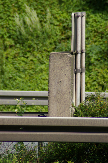 A1 Kilometerstein Berliner Bär Autobahn Betriebskilometer 54,8 8