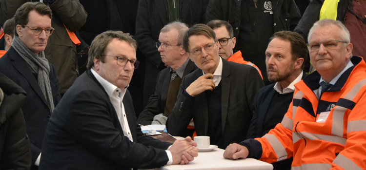 A1 Rheinbrücke Leverkusen Köln Verkehrsfreigabe Oliver Kirscher Luksic Karl Lauterbach 45