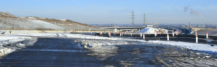 A1 Rheinbrücke Leverkusen Köln Vollsperrung Brückenwechsel Sperranlage Schranken 225