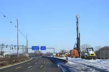 A1 Rheinbrücke Leverkusen Köln Vollsperrung Brückenwechsel Sperranlage Schranken 248