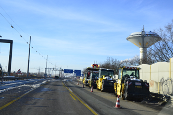 A1 Rheinbrücke Leverkusen Köln Vollsperrung Brückenwechsel Sperranlage Schranken 283