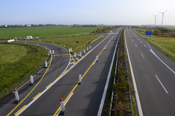 A20 Ostseeautobahn abgesackt Tribsees Anschlußstelle Autobahnüberführung 394