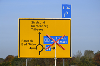 A20 Ostseeautobahn abgesackt Tribsees Anschlußstelle Autobahnüberführung 395