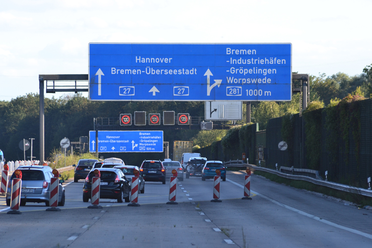 A27 Reichsautobahnbrücke Lesumbrücke Bremen Sperrung Brückensanierung 40