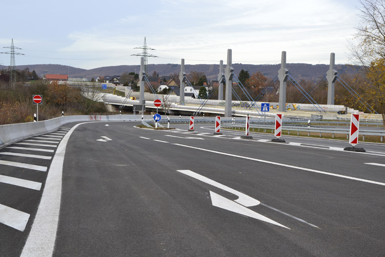 A30 Neuer Autobahnabschnitt Bad Oeynhausen Nordumfahrung Werrebrücke 269