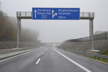 A33 Autobahn Lückenschluß Verkehrsfreigabe Einweihung Borgholzhausen Halle Osnabrück Bielefeld 71