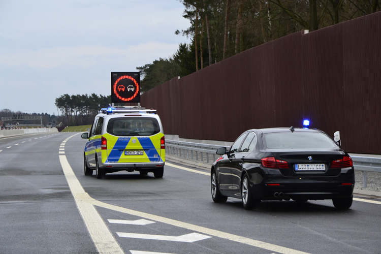 A33 Autobahn Osnabrück Bielefeld Verkehrsfreigabe Brackwede Ste