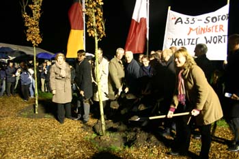 A33 Autobahn Spatenstich Halle Borgholzhausen 7