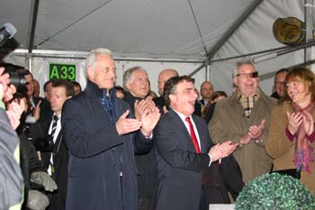 A33 Autobahn Spatenstich Halle Borgholzhausen Bundesverkehrsminister Dr. Peter Ramsauer Michael Groschek 6