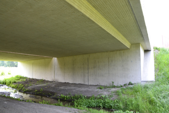 A33 Neue Autobahnbrücke Überführung Widerlager A-Bauwerk 85