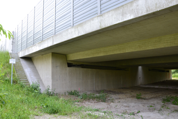 A33 Neue Autobahnbrücke Widerlager A-Bauwerk 68