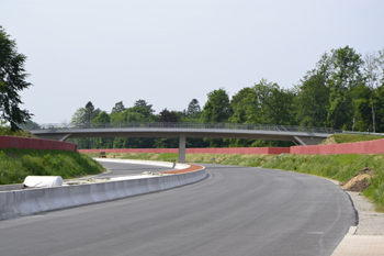 A33 Neue Bundesautobahn Lückenschluß Osnabrück Halle Bielefeld Überführung 52