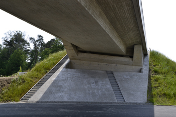 A33 Neue Bundesautobahn Lückenschluß Osnabrück Halle Bielefeld Überführung 73