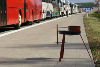 A38 Autobahn Papstbesuch Etzelsbach Eichsfeld Vollsperrung Pilger Grill 56