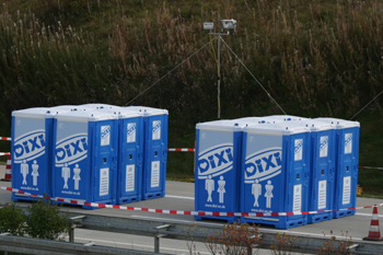 A38 Autobahn Papstbesuch Etzelsbach Eichsfeld Vollsperrung Pilger Mobiltoiletten 35