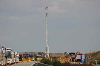 A38 Autobahn Papstbesuch Etzelsbach Eichsfeld Vollsperrung Pilger Wendestelle 25