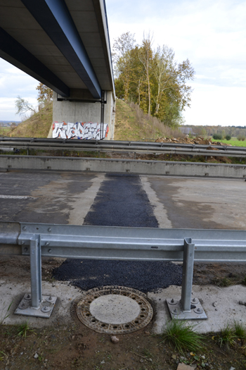 A3 Autobahn Emmerich Elten Brckeneinschub Streckenkontrolle Autobahnmeisterei 15