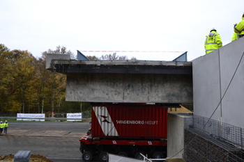 A3 Autobahn Emmerich Elten Verbundbrcke Self-Propelled Modular Transporter 16