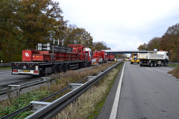 A3 Autobahn Emmerich Elten Verbundbrcke Self-Propelled Modular Transporter 20