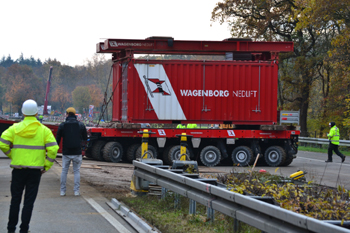 A3 Autobahn Emmerich Elten Verbundbrcke Self-Propelled Modular Transporter 35