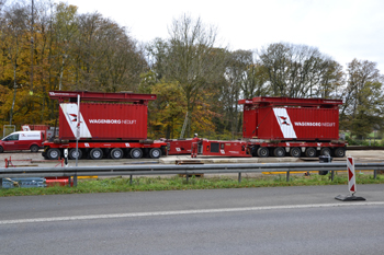 A3 Autobahn Emmerich Elten Verbundbrcke Self-Propelled Modular Transporter 59