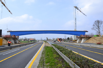 A3 Autobahn Emmerich Rees Hamminkeln Wesel Oberhausen Vollsperrung Brücken Stahlträger 22