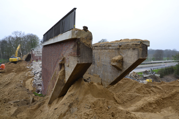 A3 Autobahn Emmerich Rees Hamminkeln Wesel Oberhausen Vollsperrung Brückenabriß 74