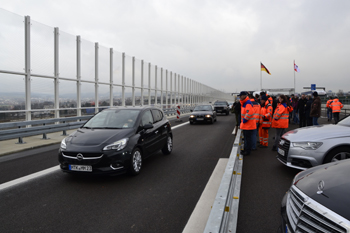 A3 Autobahnbrücke Lahntalbrücke Limburg Verkehrsfreigabe 09