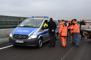 A3 Autobahnbrücke Lahntalbrücke Limburg Verkehrsfreigabe Autobahnpolizei 3