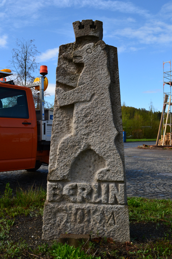 A3 Autobahnmeisterei Kilometerstein Berliner Bär Hösbach 7