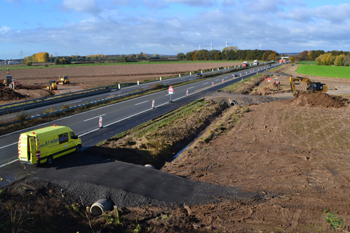 A3 Autobahnüberführung Neue Autobahnanschlußstelle Emmerich - Oberhausen 07