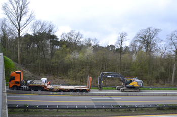 A3 Bundesautobahn Emmerich Wesel Hamminkeln Rees Oberhausen Vollsperrung Brückenabriß Brückenarbeiten 18