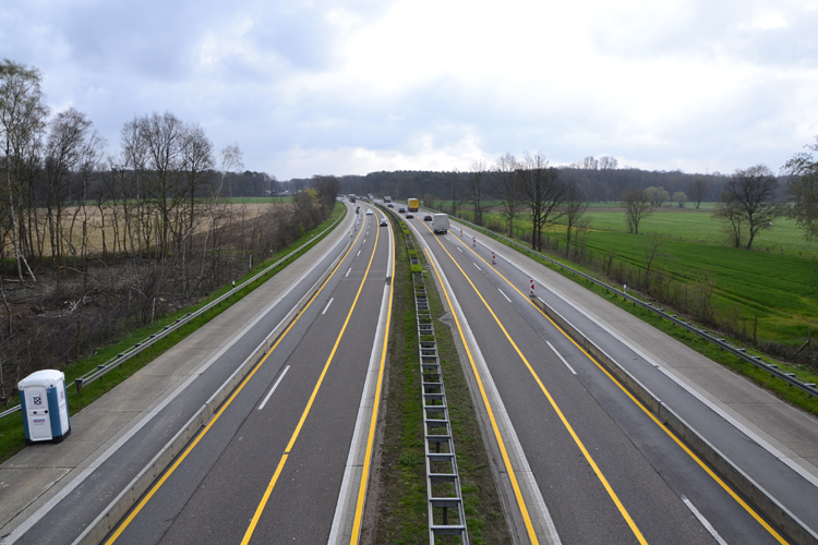 A3 Bundesautobahn Emmerich Wesel Hamminkeln Rees Oberhausen Vollsperrung Brückenabriß Brückenarbeiten 20