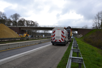 A3 Bundesautobahn Emmerich Wesel Hamminkeln Rees Oberhausen Vollsperrung Brückenabriß Brückenarbeiten 43