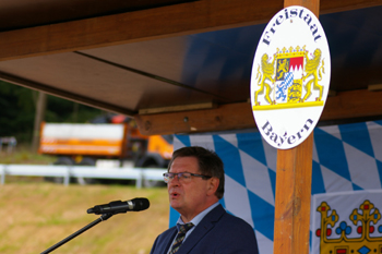 A3 Frankfurt Würzburg Spatenstich sechsstreifiger Vollausbau Rohrbrunn Marktheidenfeld Mainbrücke Bettingen 18