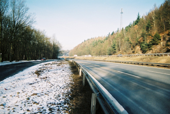 A3 Parkplatz Kleinschaff Kauppenaufsteig Spessartautobahn 29