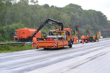 A3 Vollsperrung Bundesautobahn Erneuerung Fahrbahndecke Sanierung Asphalt Duisburg Kaiserberg Wedau Breitscheid 53