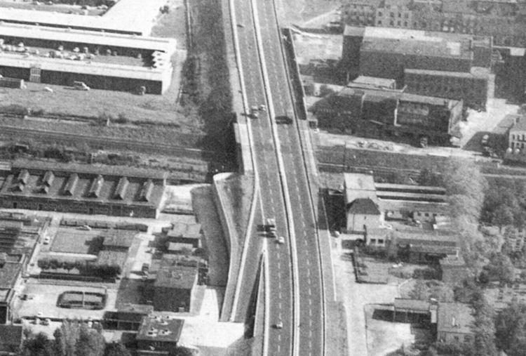 A40 Bochum Dorstener Strasse Luftbild Ruhrschnellweg B1 A430 A40 Autobahn