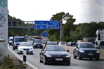 A40 Ruhrschnellweg Autobahn Vollsperrung Bochum Schlachthofbrücke 12