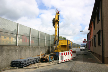 A40 Ruhrschnellweg Probebohrungen