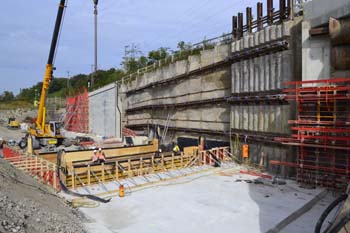 A42 A43 Autobahnkreuz Herne Baukau Tunneldurchstich Tunnelbau Autobahntunnel 300