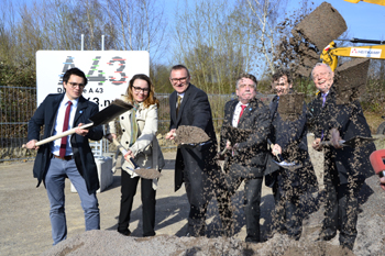 A43 Autobahnbau Autobahnkreuz Herne A 42 57