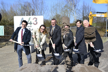 A43 Autobahnbau Autobahnkreuz Herne A 42 Verkehrsminister Michael Groschek 51