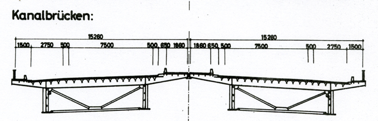 A43 B51 Autobahnbrücke über den Rhein Herne Kanal Recklinghausen Brückenschäden